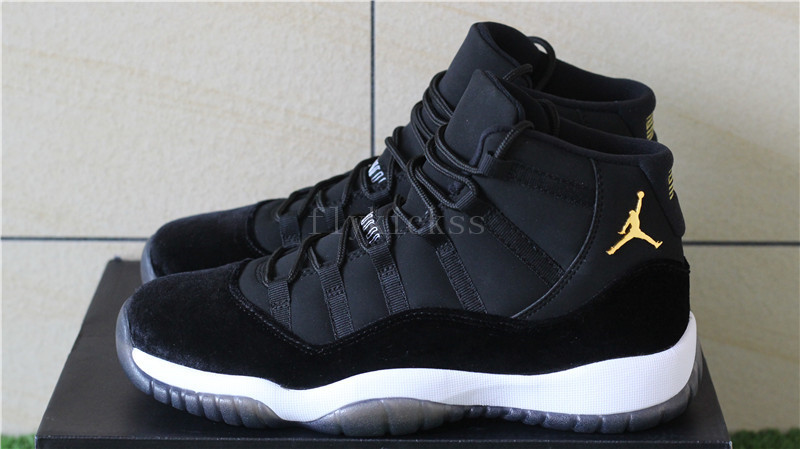 Authentic Air Jordan 11 Velvet Black